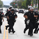 Officers mobilizing in Van Nuys, Los Angeles on June 1, 2020.